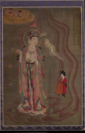 敦煌风格绘画图案