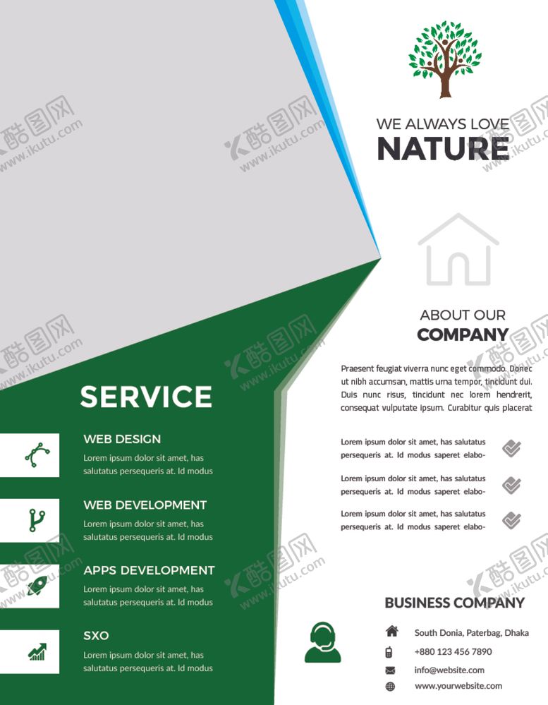 编号：38661110141728436391【酷图网】源文件下载-创意时尚单页