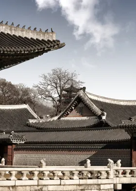 中式传统建筑风景