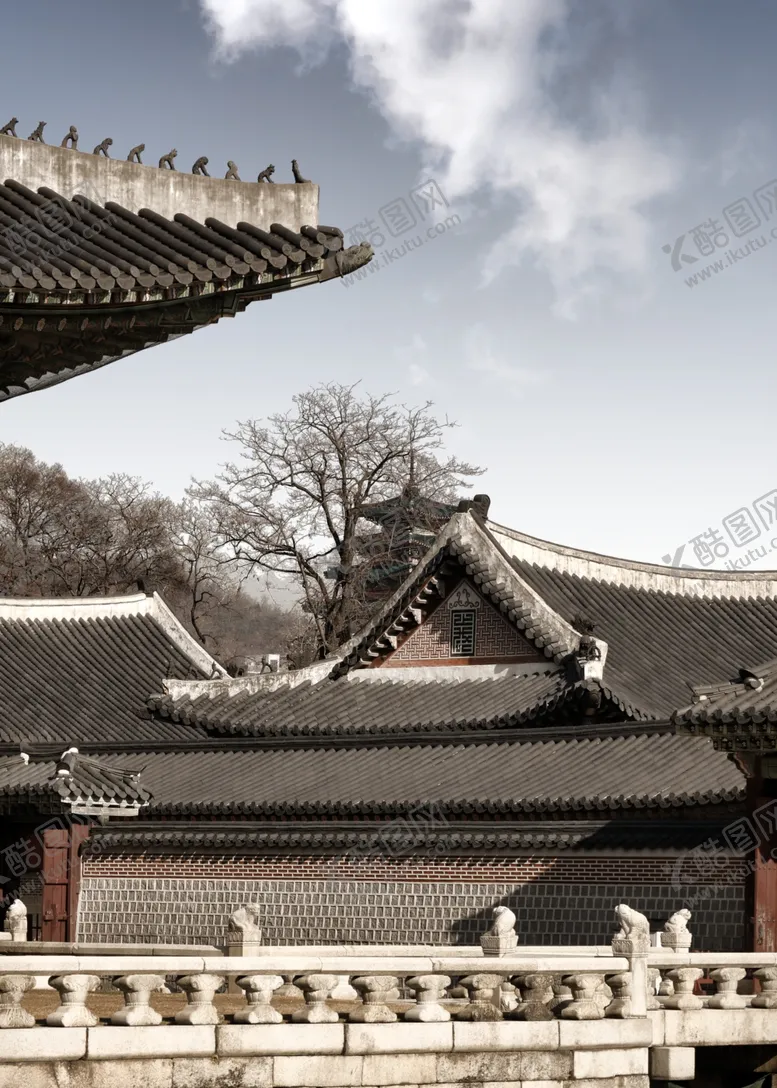 编号：12679709281553326897【酷图网】源文件下载-中式传统建筑风景