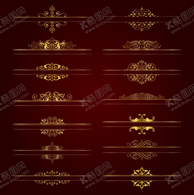 编号：73829410090446119283【酷图网】源文件下载-金色边框