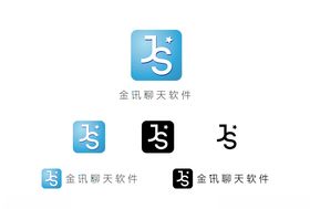 金讯聊天软件logo设计