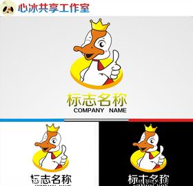 喜萌鸭LOGO