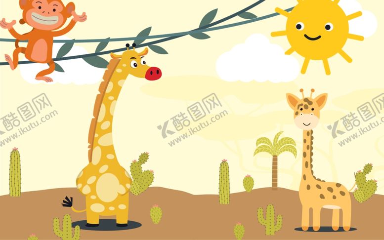 编号：51692310141717515121【酷图网】源文件下载-卡通背景墙