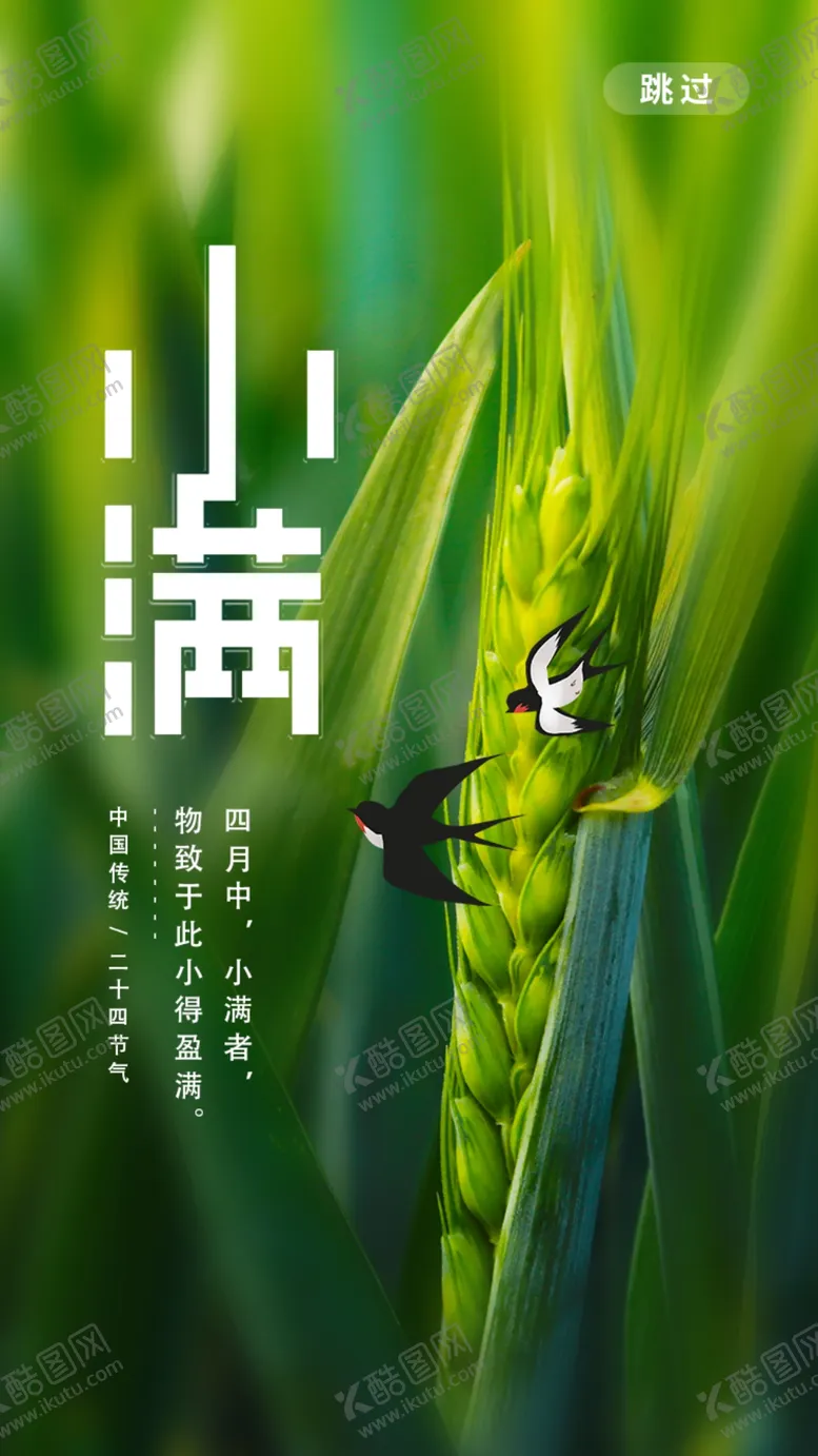 编号：94567809270012032078【酷图网】源文件下载-二十四节气小满APP启动页ui