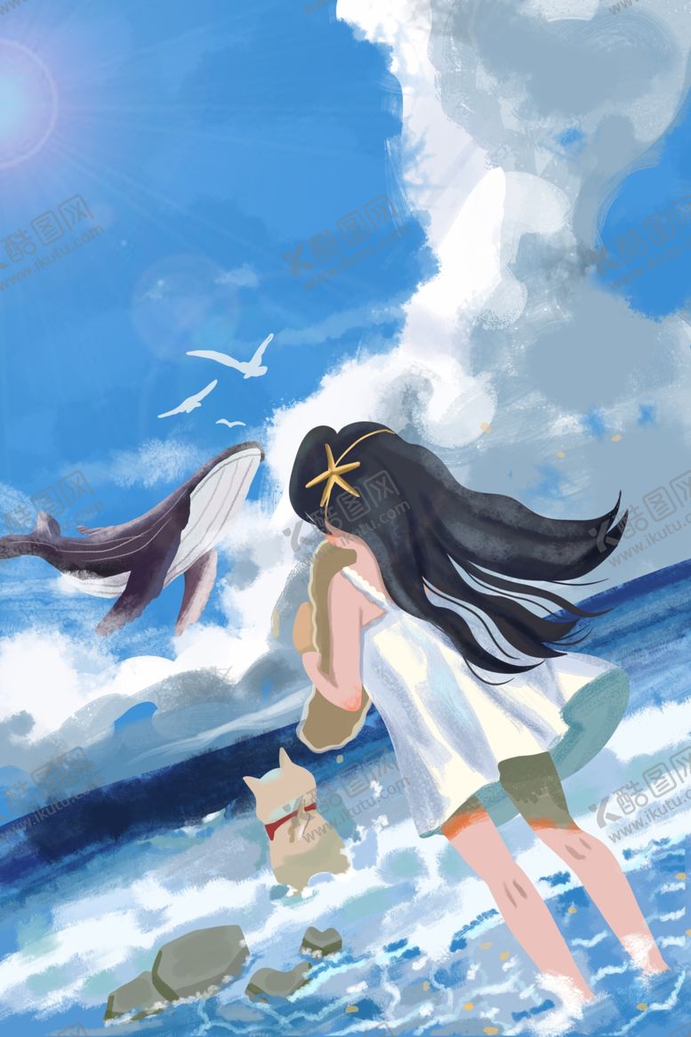 编号：77321806180528512021【酷图网】源文件下载-看海插画