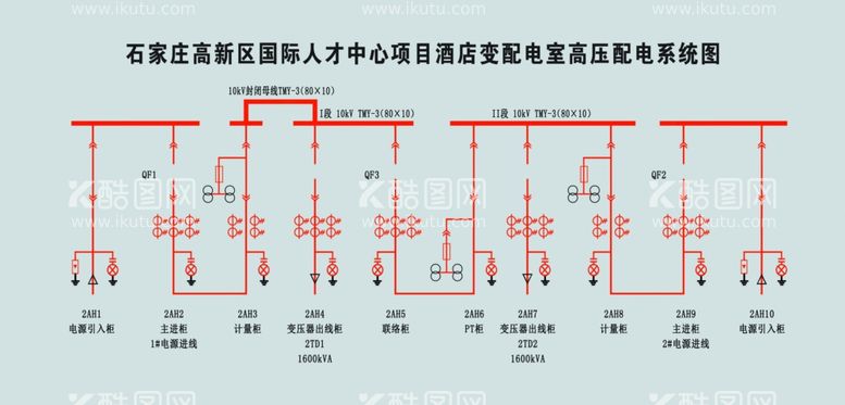 编号：60759911272120306876【酷图网】源文件下载-高压配电系统图