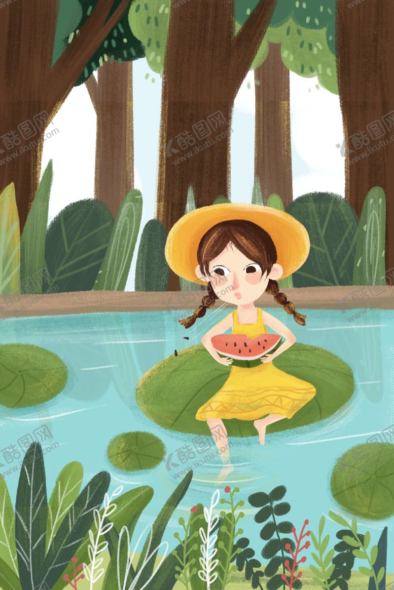 编号：50575206261120069378【酷图网】源文件下载-大暑插画