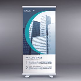 X展架模板易拉宝
