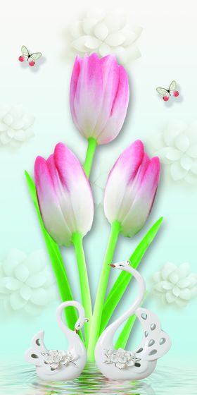 珠宝花朵玄关