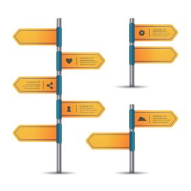 路牌路标指示牌红绿灯