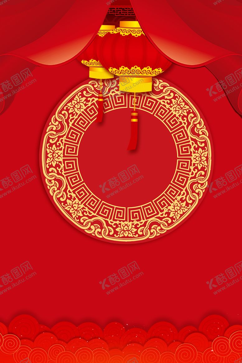编号：44369010261913464004【酷图网】源文件下载-春节背景