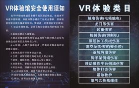 VR体验操作规程体验类目