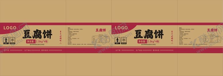编号：49168710082253398951【酷图网】源文件下载-食品纸箱包装平面图
