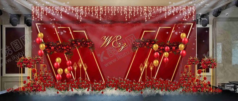 编号：84792709191653031791【酷图网】源文件下载-红金效果图