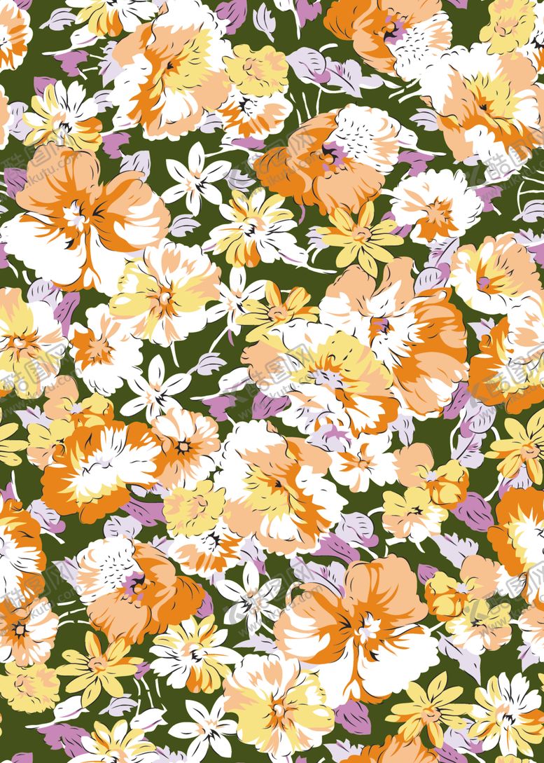 编号：36584310052053034849【酷图网】源文件下载-手绘花朵