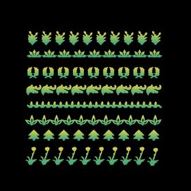 清明节素材传统小吃山水人物插图