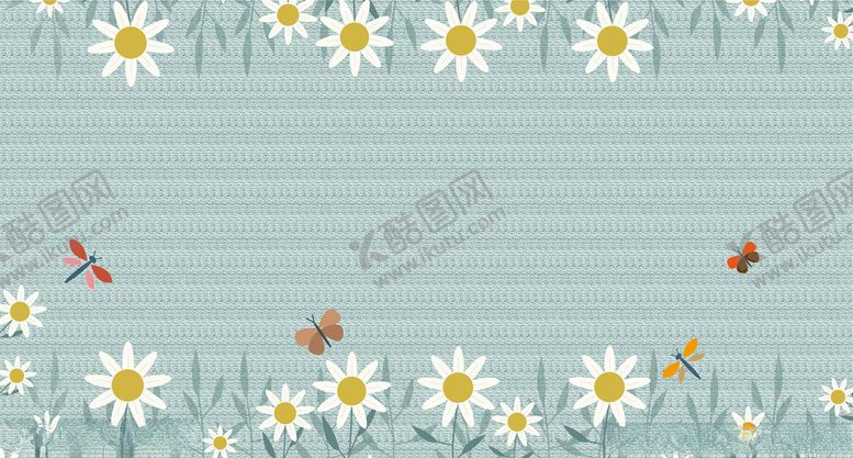 编号：97443209261711564422【酷图网】源文件下载-手绘花朵背景