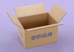 外箱展示包装盒样机纸箱立体图