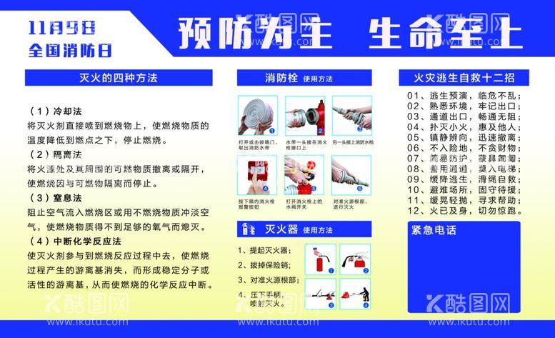 编号：11304812100846107668【酷图网】源文件下载-消防展板