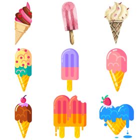 卡通冰淇淋