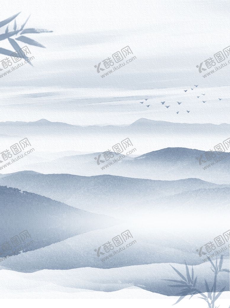 编号：30737405151425555437【酷图网】源文件下载-古风水墨山水背景