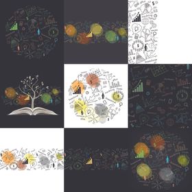 手绘科学元素涂鸦