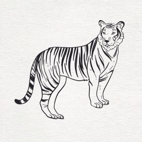 卡通老虎