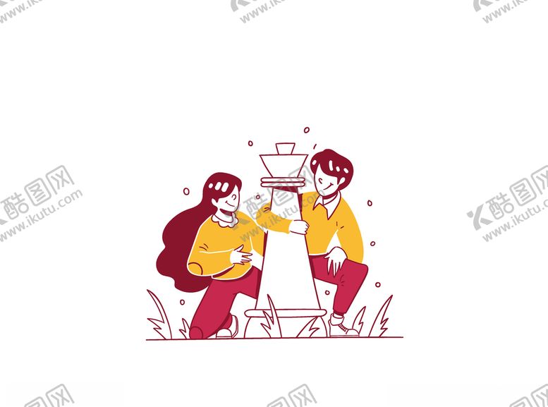 编号：30867304151023076883【酷图网】源文件下载-商务插画