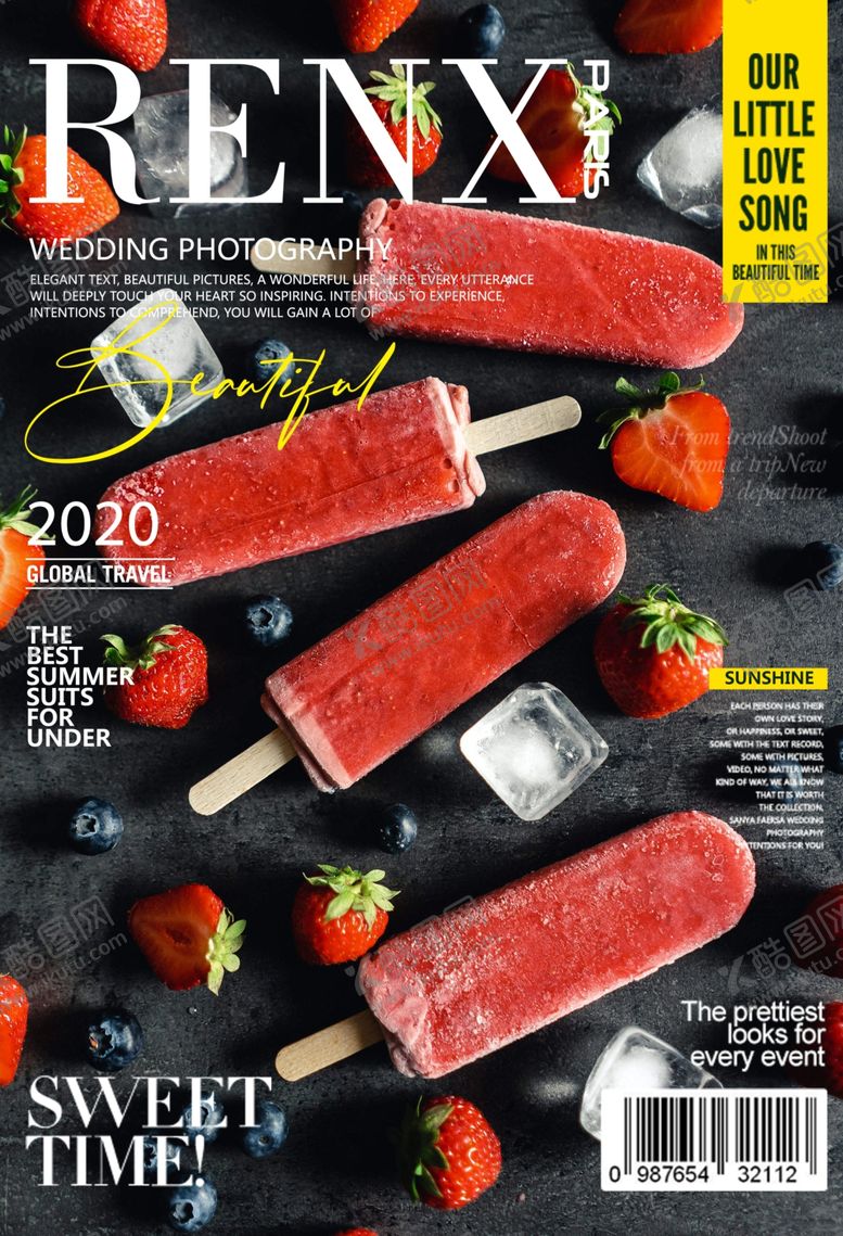 编号：62107210052225006499【酷图网】源文件下载-杂志封面