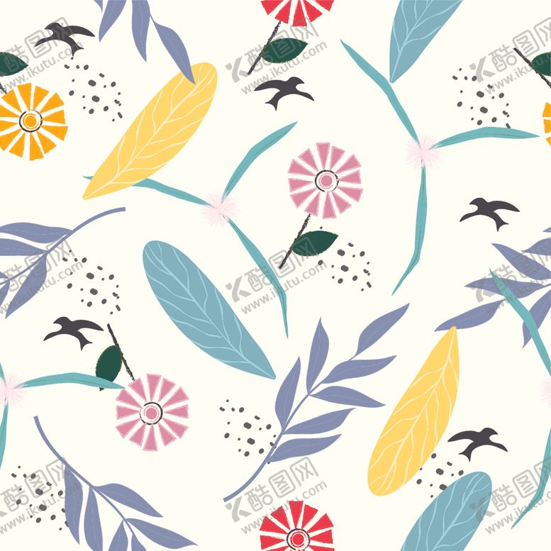 编号：56443209241754014278【酷图网】源文件下载-淡彩印花图案