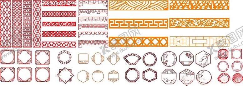 编号：16423009221254135263【酷图网】源文件下载-中式镂空花格