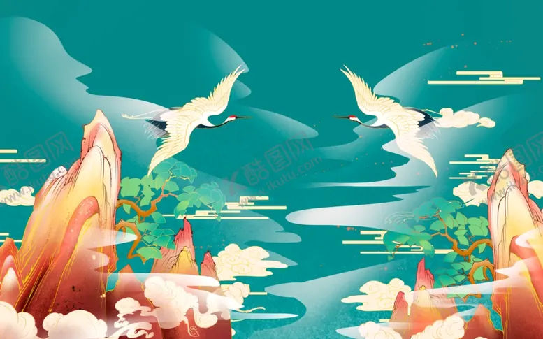 编号：64130202220309483744【酷图网】源文件下载-古风中国风背景