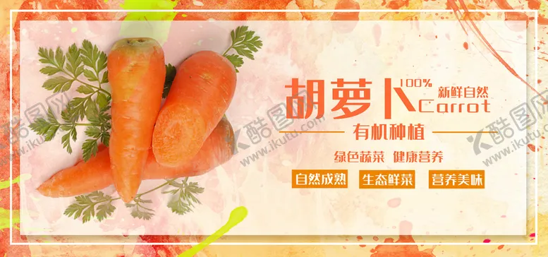 编号：85439209192347304391【酷图网】源文件下载-胡萝卜banner
