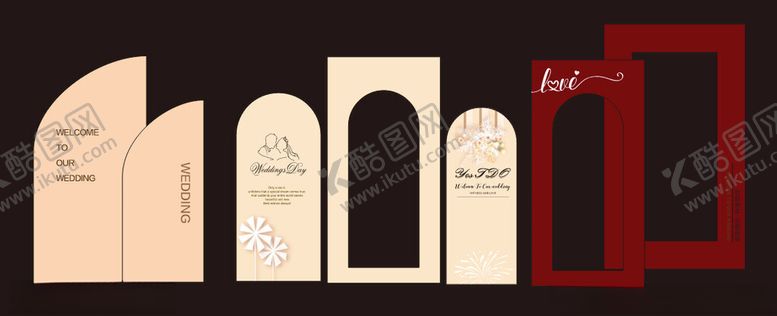 编号：37853304031030136146【酷图网】源文件下载-多样拱形门框设计展示