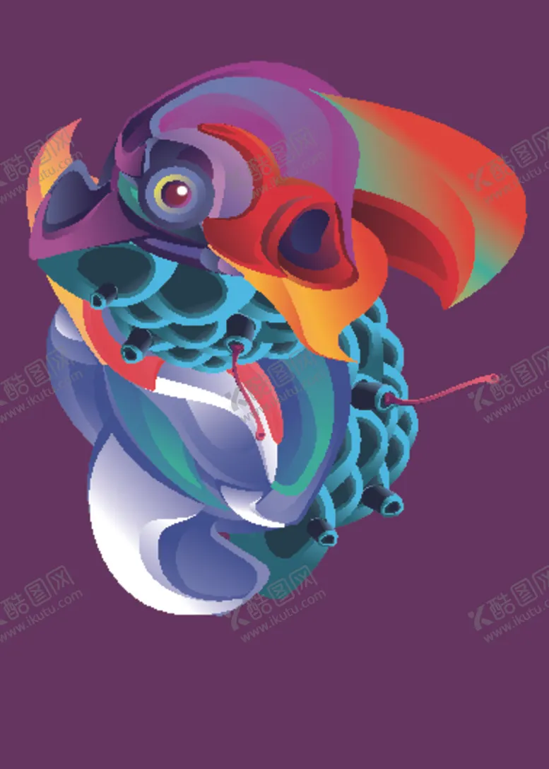 编号：99634107021139427043【酷图网】源文件下载-抽象炫彩液态图案