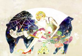 卡通梦幻插画图案