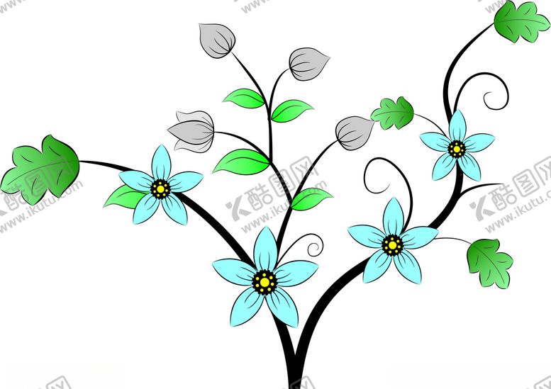 编号：14283209220602359632【酷图网】源文件下载-花矢量图