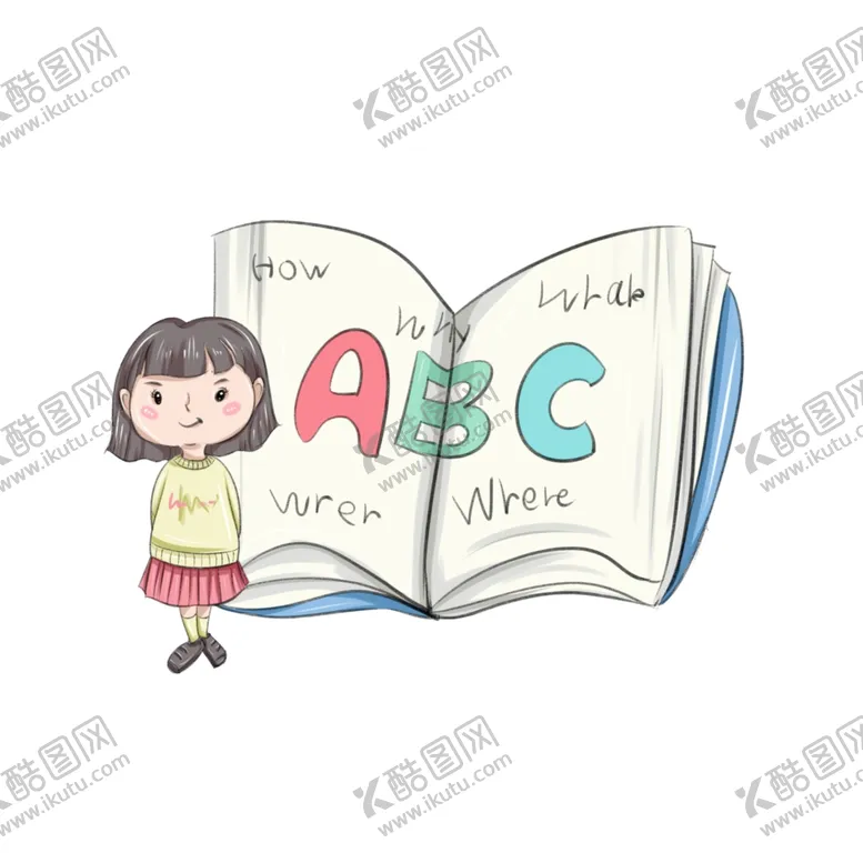 编号：10427802240815224668【酷图网】源文件下载-英语卡通人物素材