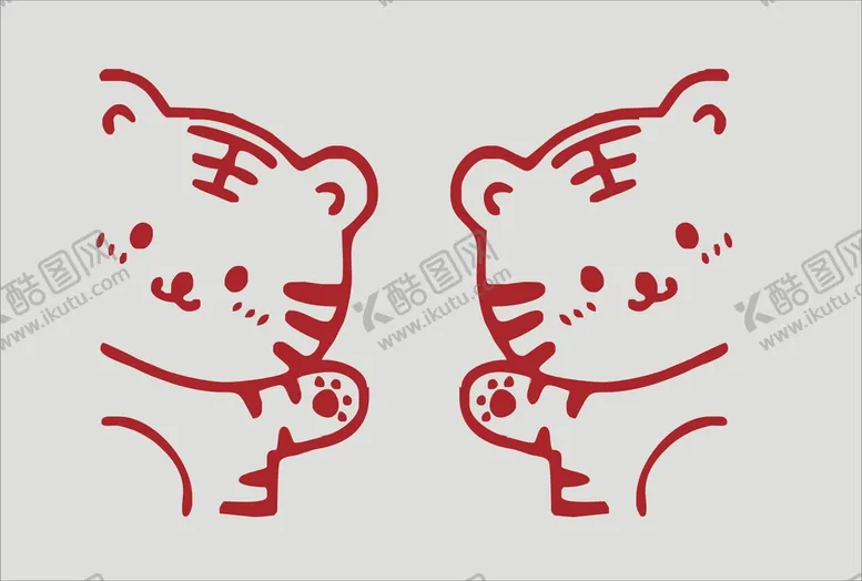 编号：29382001271627318448【酷图网】源文件下载-矢量虎