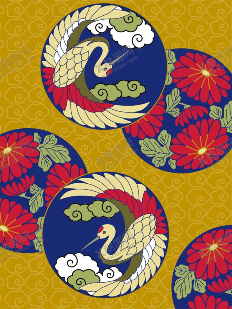 编号：11595606260600302798【酷图网】源文件下载-古典花纹图案