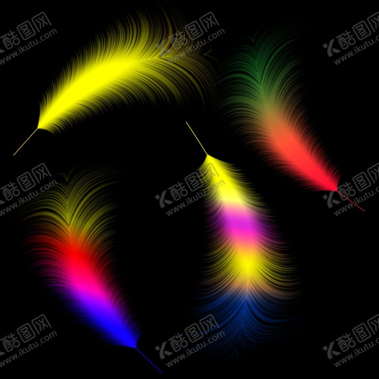 编号：76875810130016513412【酷图网】源文件下载-缤纷羽毛