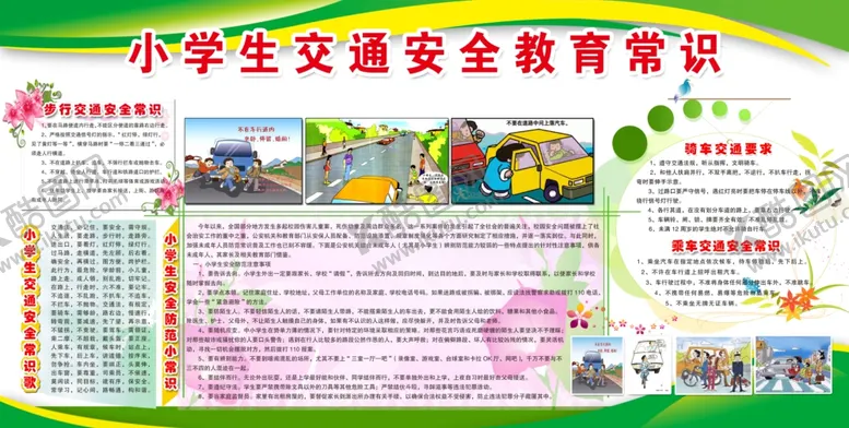 编号：27760602271809108669【酷图网】源文件下载-小学生交通安全教育常识