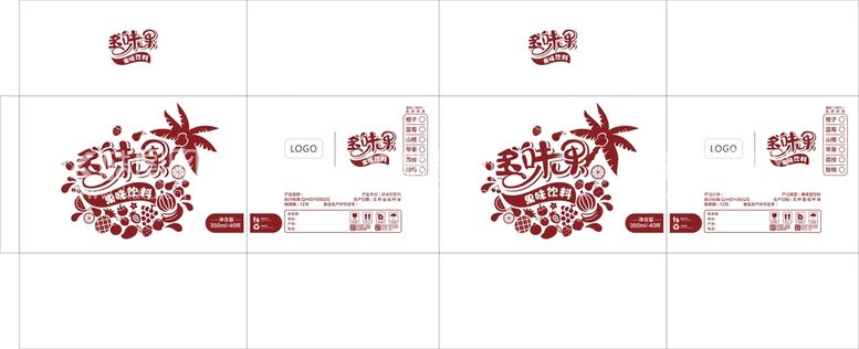 编号：83506502090507572029【酷图网】源文件下载-水果饮料平面图