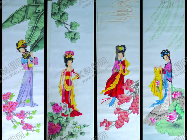 编号：65190810021738358412【酷图网】源文件下载-古代四大美女