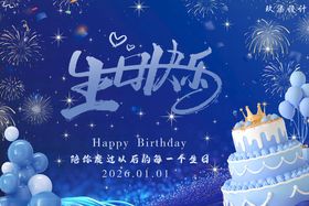 梦幻生日场景祝你生日快乐