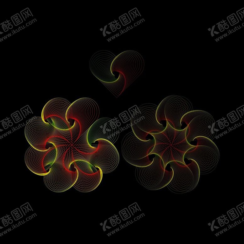 编号：76153402192104487634【酷图网】源文件下载-旋转炫酷花朵
