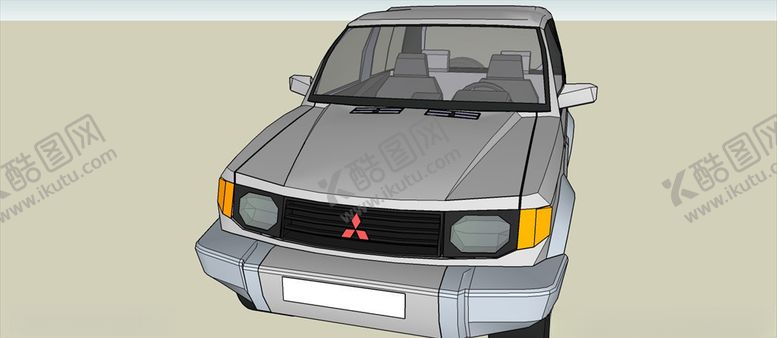 编号：45612910260920173600【酷图网】源文件下载-三菱SUV2车模型