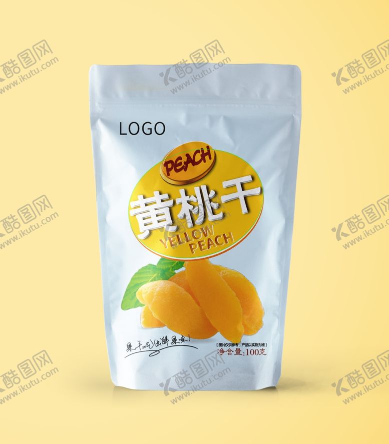 编号：86467509131506053280【酷图网】源文件下载-黄桃干包装设计效果图