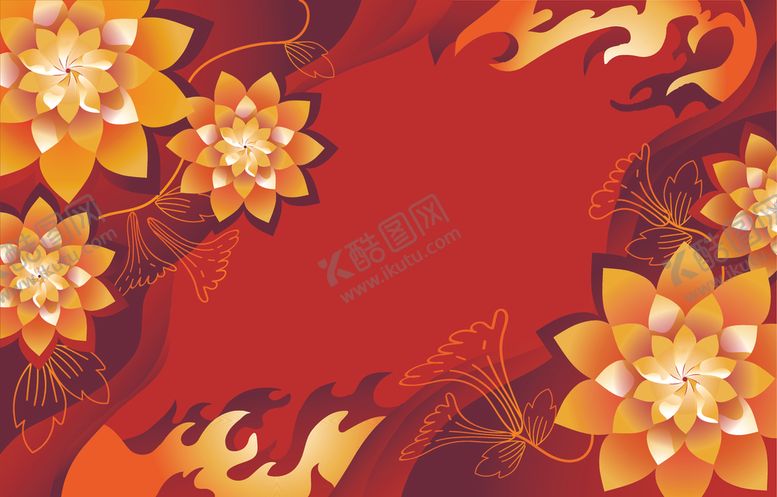 编号：93420104131157221960【酷图网】源文件下载-花卉背景底纹